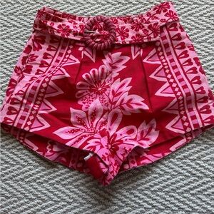 Farm Rio Flora Tapestry shorts
